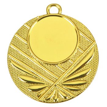 Goedkope medaille met lijnen goud