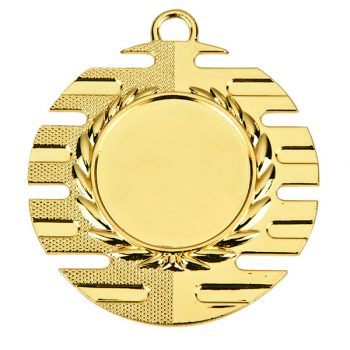 Goedkope medaille met open strepen goud