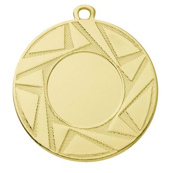 Goedkope medaille met sierlijk ontwerp goud