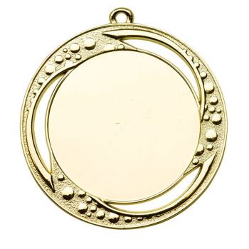 Grote medaille met open ontwerp goud