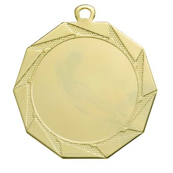 Grote medaille met sierlijke patronen goud