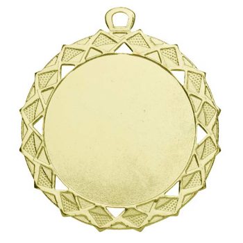 Grote medaille met sierlijke details goud