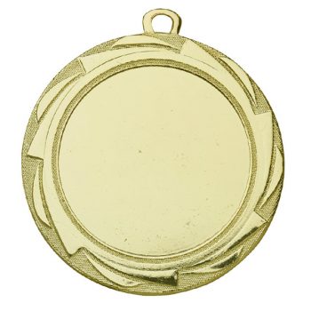 Grote medaille met strepen rondom goud