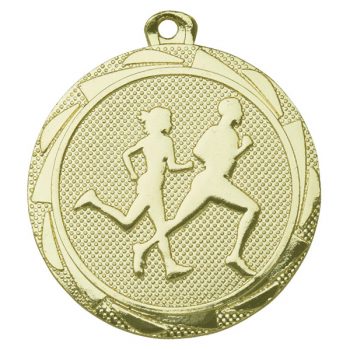 Medaille hardlopen goud
