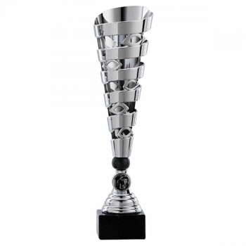 Grote zilveren trofee